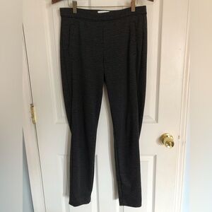Women's Black Checkered Pants